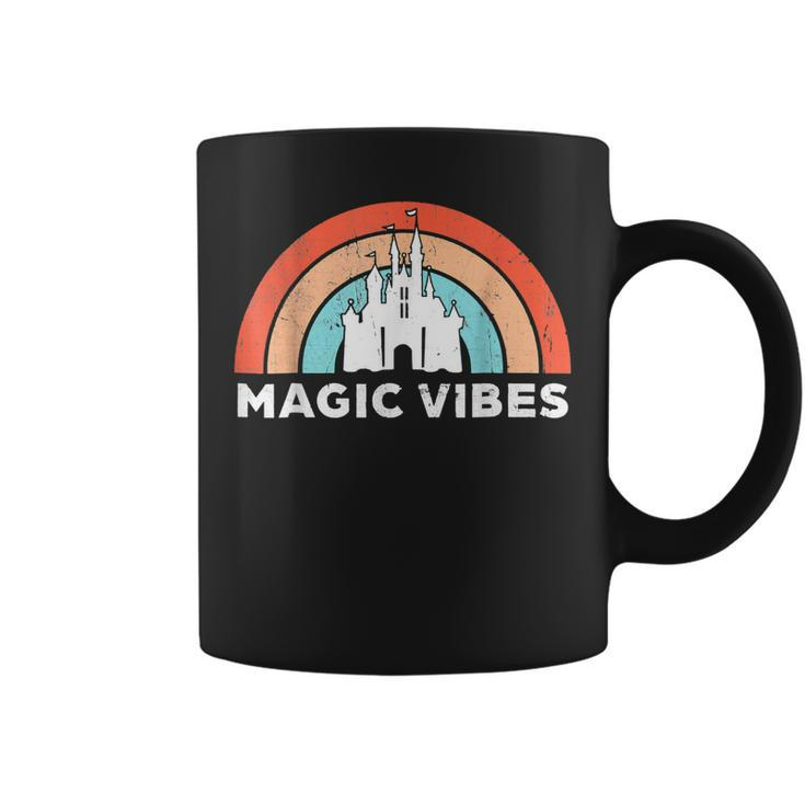 Womens Magic Vibes Cute Matching Vacation Tops  Coffee Mug