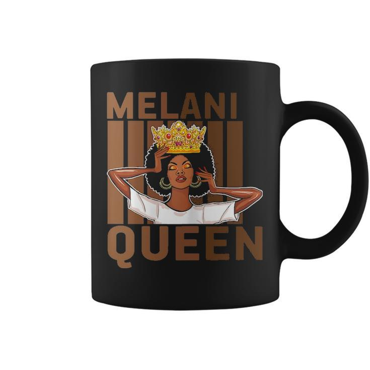 Womens Melanin Queen Black History Month African Pride Black Queen  Coffee Mug