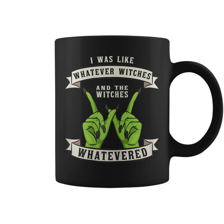 Womens Whatever Witches Witch Wiccan Costume Funny Halloween Gifts  Coffee Mug