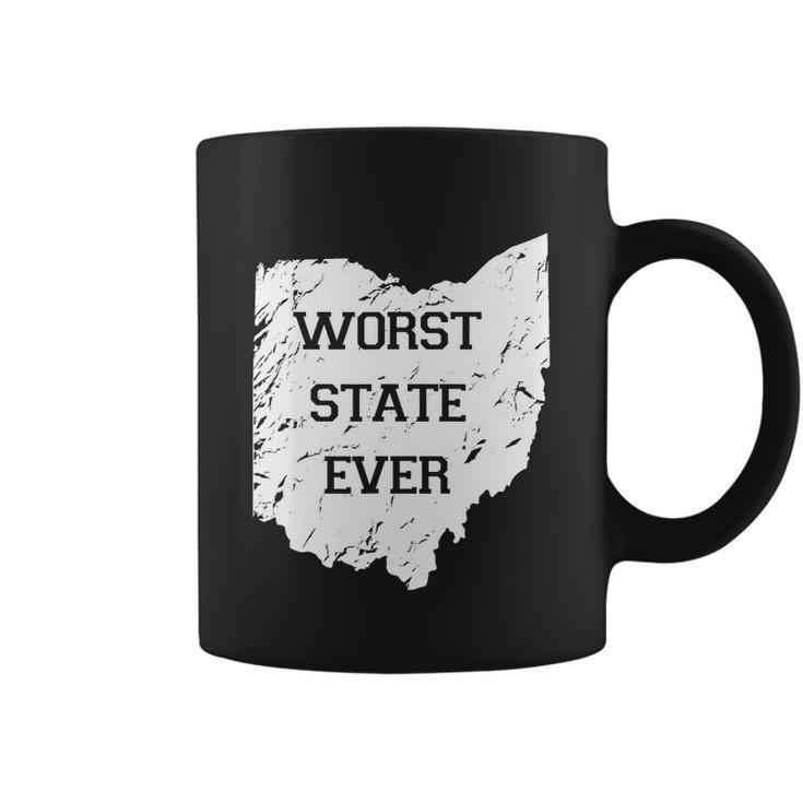 Worst State Ever Ohio Sucks Tshirt Coffee Mug