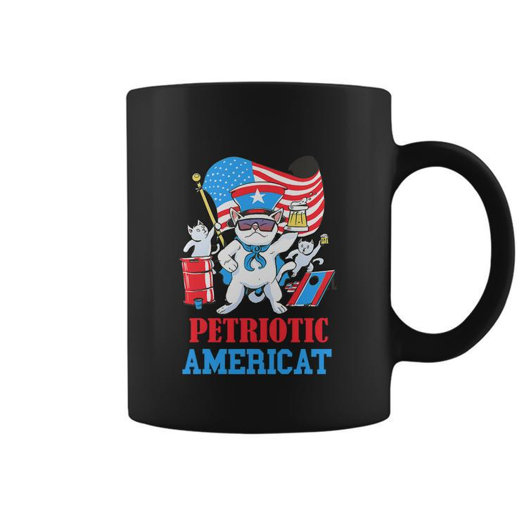 Y American Cat Funny 4Th Of July Coffee Mug