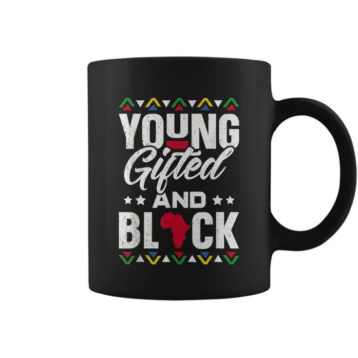 Young Gifted & Black African Pride Black History Month Coffee Mug