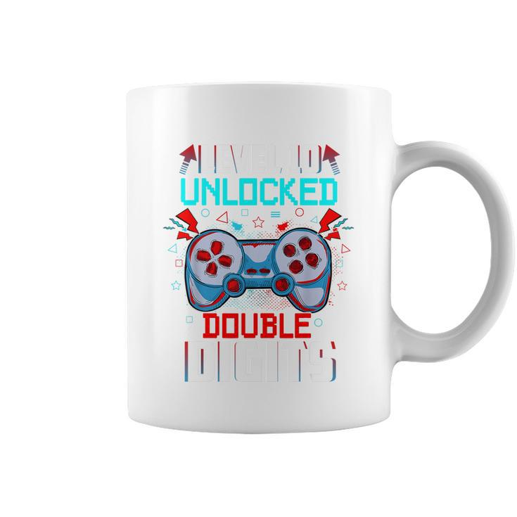 10Th Birthday Gift For Boys Double Digits 10 Year Old Gifts Gamer Gift Coffee Mug