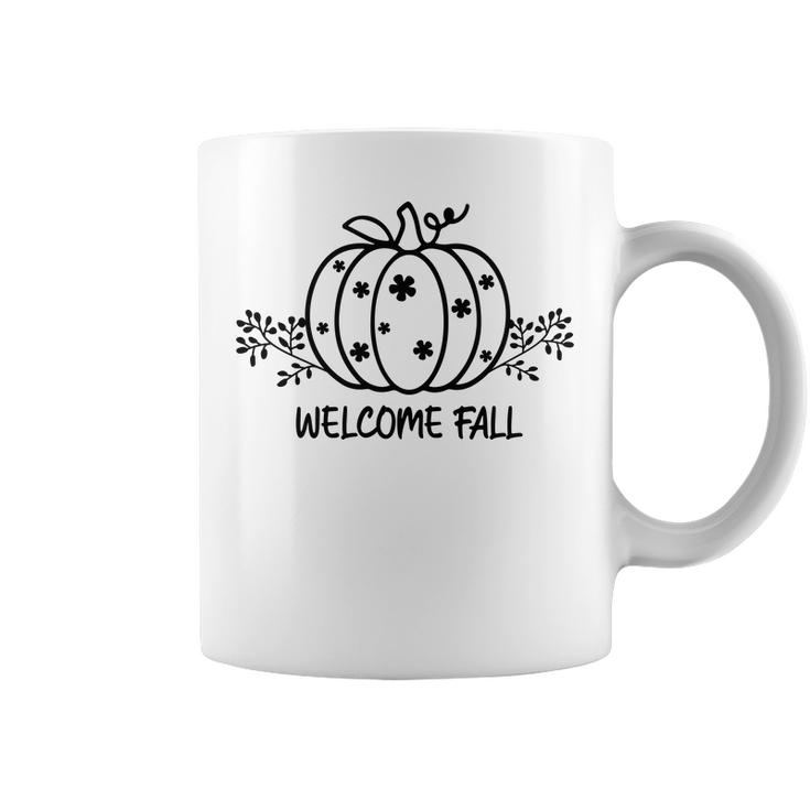 Welcome Fall Sweater Weather Season Coffee Mug