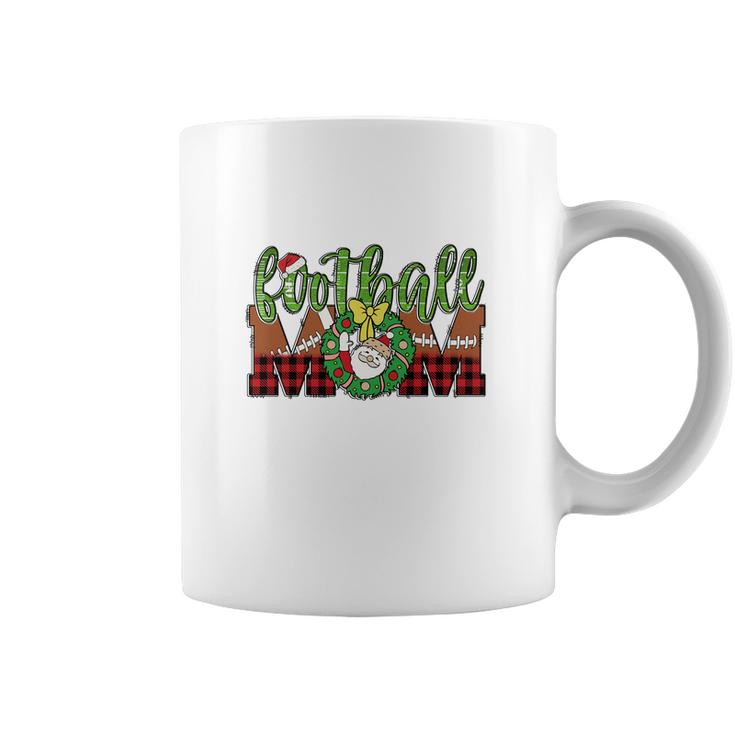 Christmas Football Mom Coffee Mug