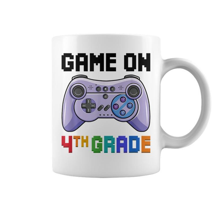 Back To School Game On 4Th Grade Gamer First Day Of School  Coffee Mug
