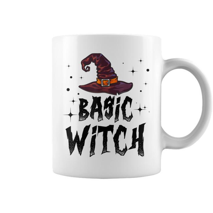 Basic Witch Women Halloween Distressed Witch Hat  Coffee Mug