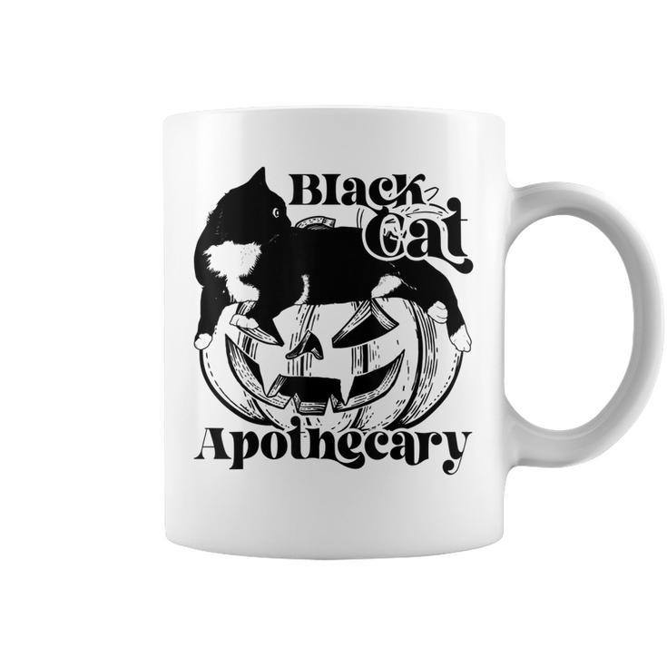 Black Cat Apothecary Cat Witch Pumpkin Halloween Costume  V2 Coffee Mug