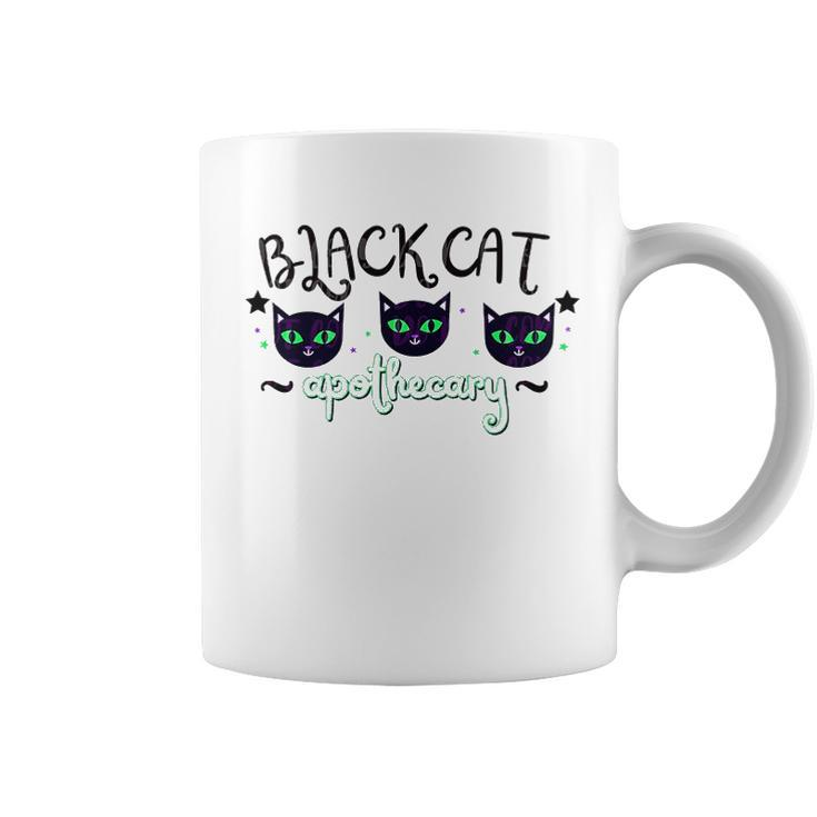 Black Cat Apothecary Halloween Gift Coffee Mug