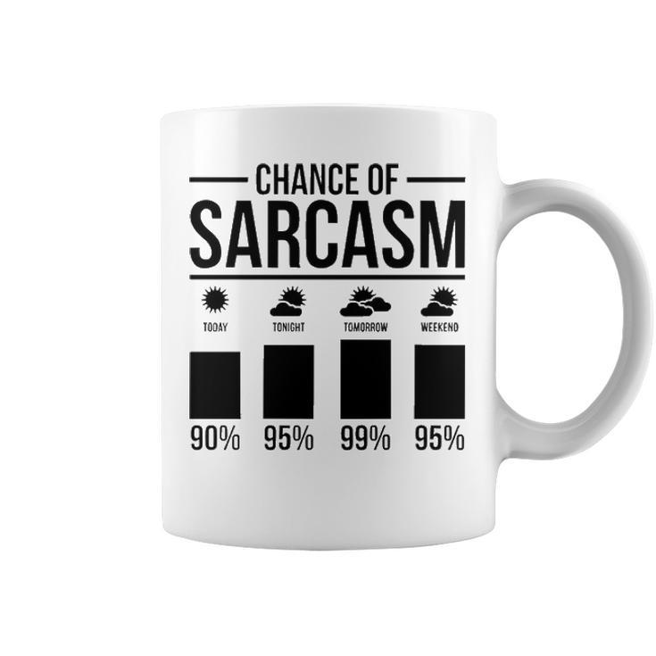Chance Of Sarcasm Coffee Mug