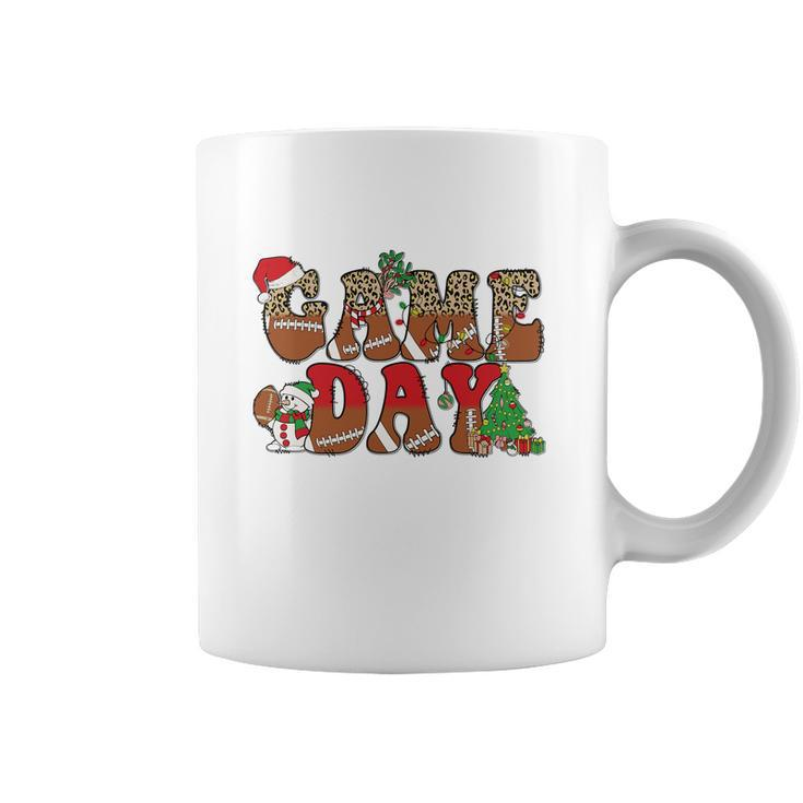 Christmas Football Game Day Coffee Mug