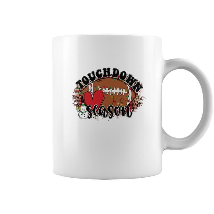 Christmas Football Toughdown Season Coffee Mug