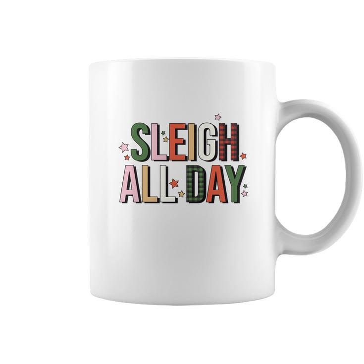 Christmas Retro Sleigh All Day Coffee Mug