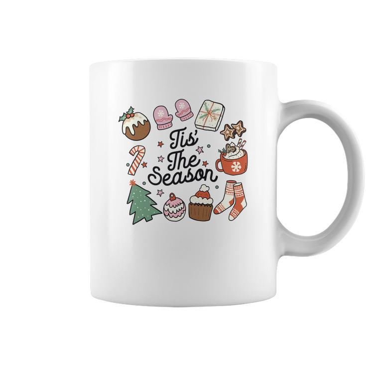 Christmas Retro Tis The Season Coffee Mug