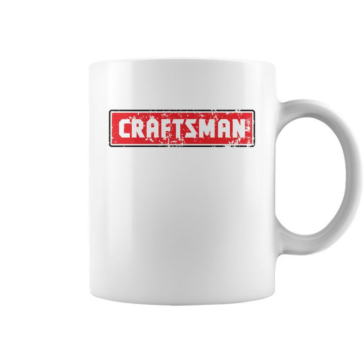 Craftsman Distressed Tshirt Coffee Mug
