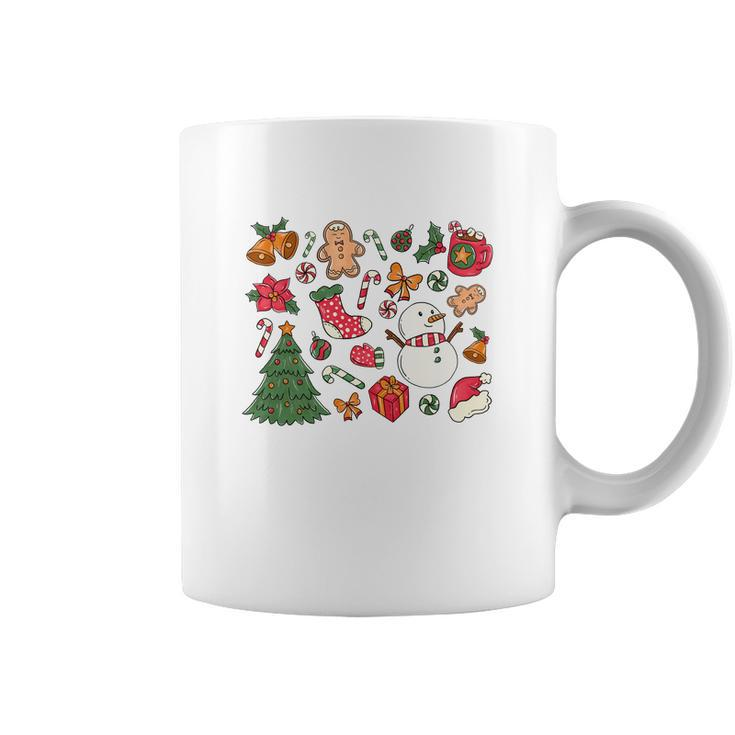 Cute Christmas Pattern Christmas Lovers Coffee Mug
