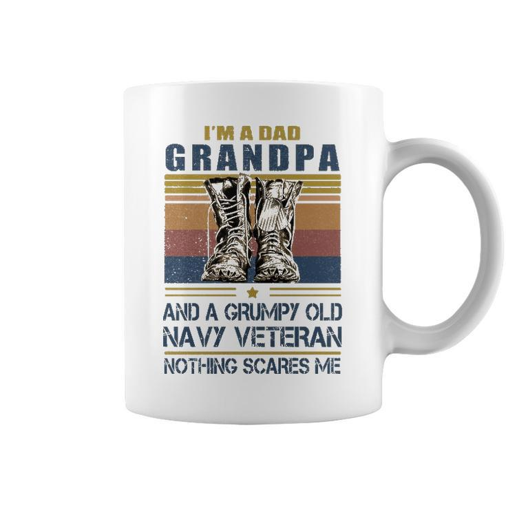 Dad Grandpa Navy Veteran Coffee Mug
