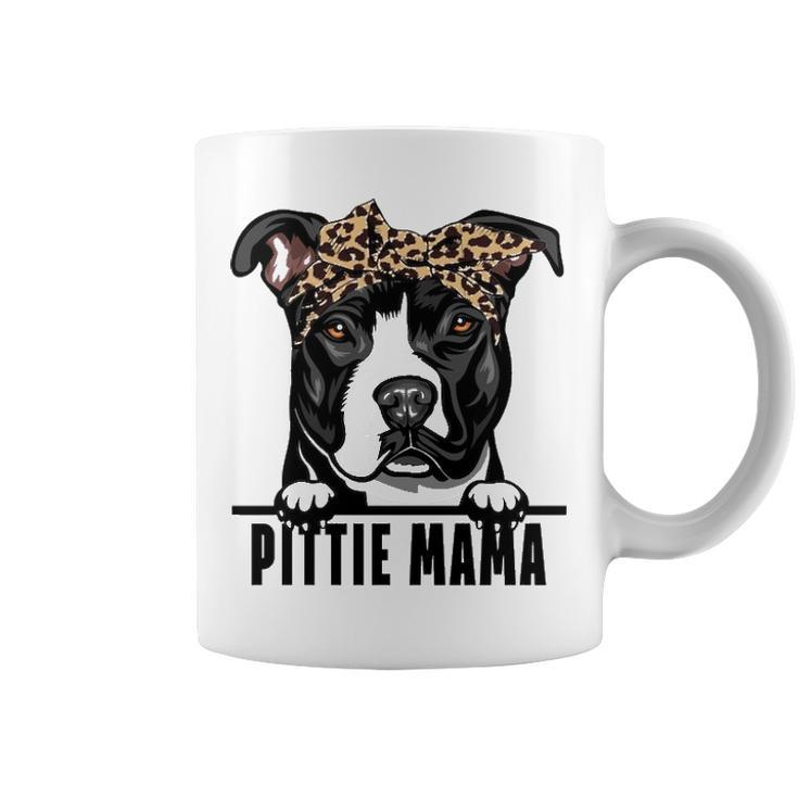 Dogs 365 Pitbull Dog   Pittie Mama Pit Bull Dog Mom Sweat Coffee Mug