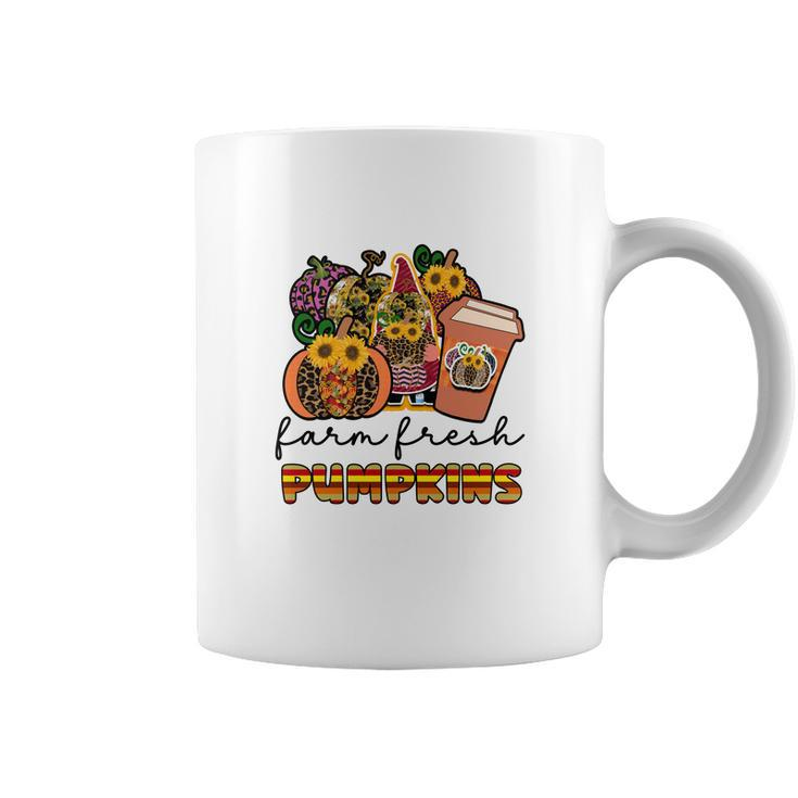 Farm Fresh Pumpkins Fall Season Gnomes Coffee Hobby Coffee Mug