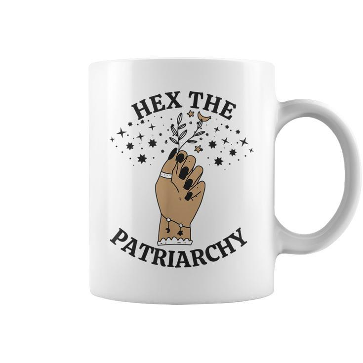 Feminist Witch Hex The Patriarchy  V2 Coffee Mug