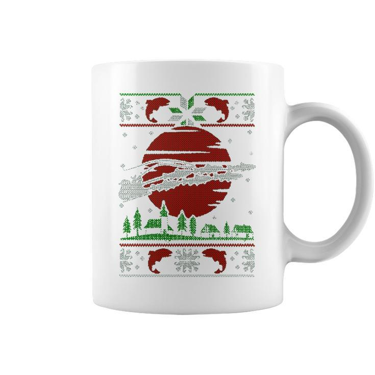 Fishing Santa Coffee Mug