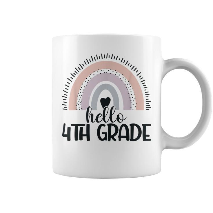 Fourth Grade Rainbow Teacher Hello 4Th Grade Rainbow  Coffee Mug