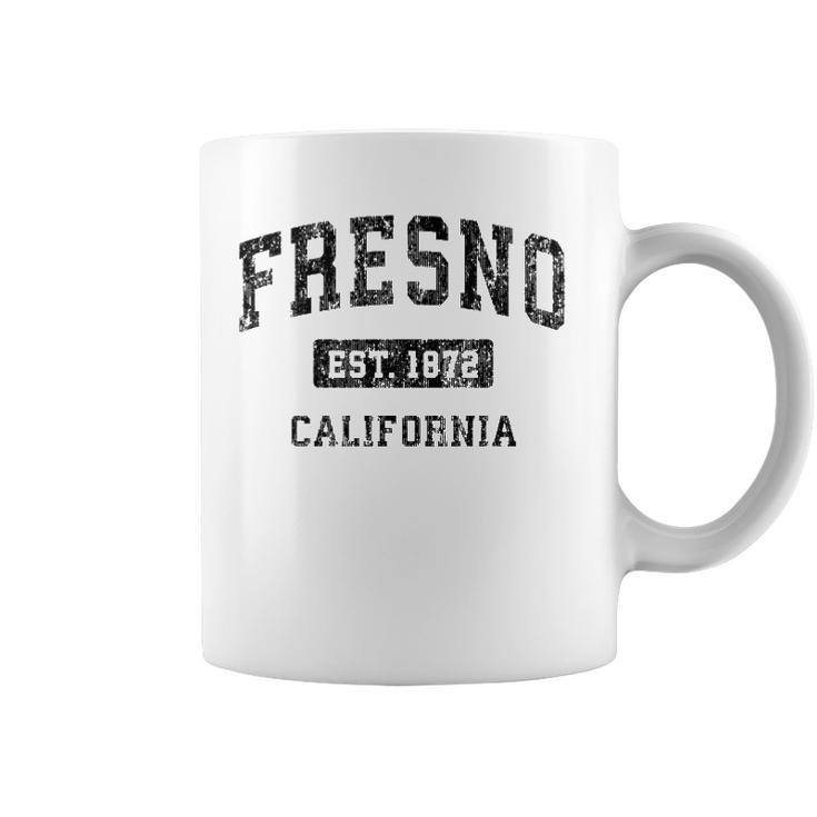 Fresno California Ca Vintage Sports Design Black Design  Coffee Mug