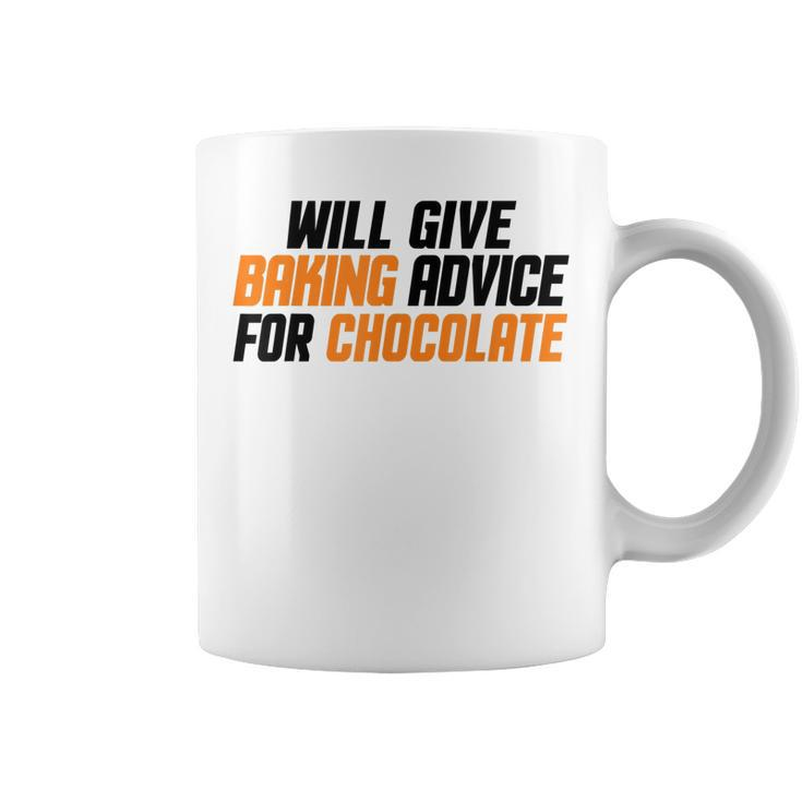 Funny Baker Chef Will Give Baking Advice For Chocolate  V2 Coffee Mug