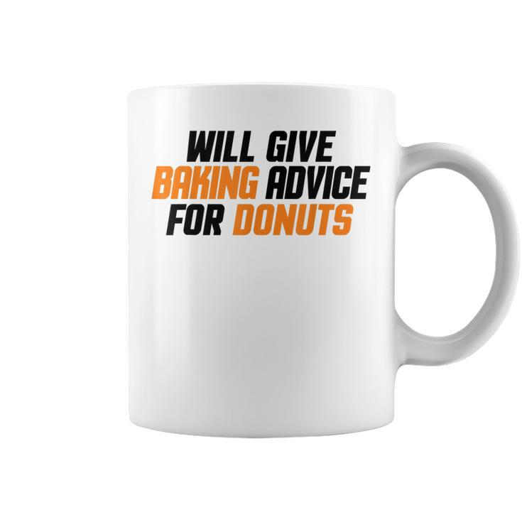 Funny Baker Chef Will Give Baking Advice For Donuts  Coffee Mug