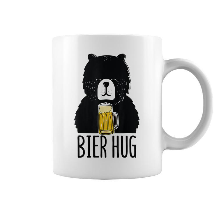 Funny Oktoberfest Design Bier Beer Bear Hug German Party  Coffee Mug