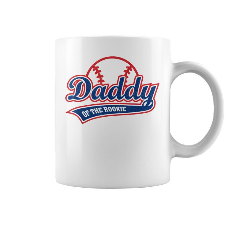 Funny Retro Baseball Daddy Of The Rookie  Coffee Mug