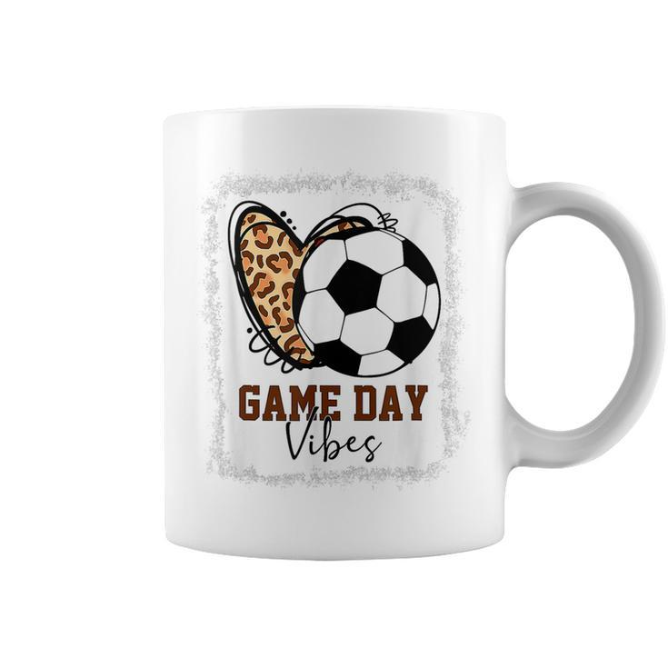 Funny Soccer Game Day Vibes Soccer Mom Game Day Season  Coffee Mug