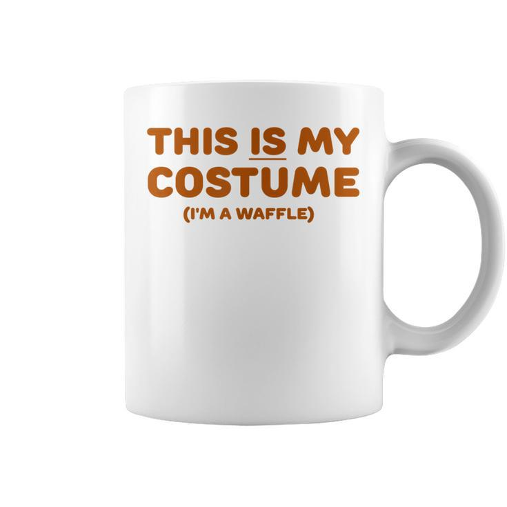 Funny Waffle Halloween Costume  Trick Or Treat Party Coffee Mug