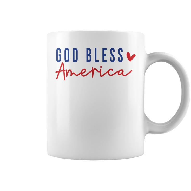 God Bless America Christian Religious American Flag  Coffee Mug