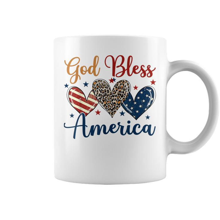 God Bless America Patriotic 4Th Of July American Christians  Coffee Mug