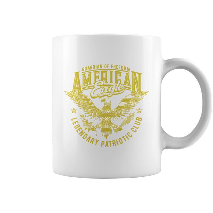 Guardian Of Freedom American Eagle Legendary Patriotic Club Coffee Mug