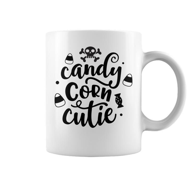 Halloween Candy Corn Cutie - Black Custom Coffee Mug