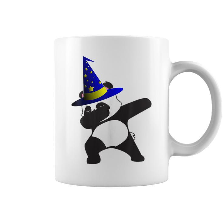 Halloween Dabbing Wizard Panda Bear Magic Witch Hat Gift  Coffee Mug