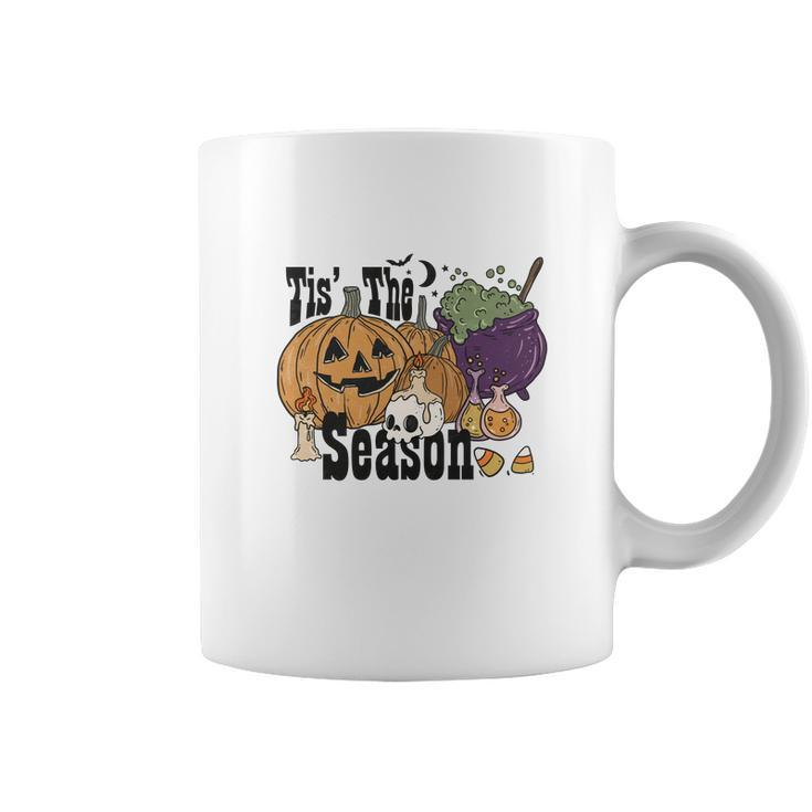 Halloween Tis The Season Pumpkin And Posion For You Coffee Mug