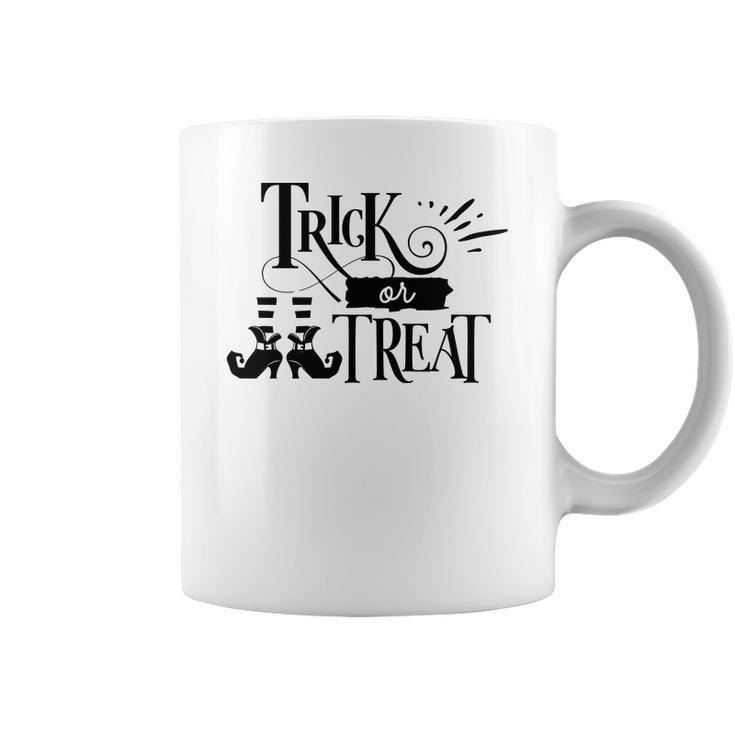 Halloween Trick Or Treat Black Design V2 Coffee Mug