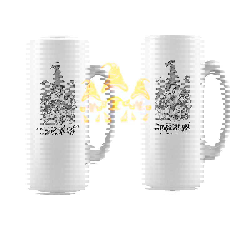 Happy Fall Yall Pumpkin Gnomes Yellow Coffee Mug