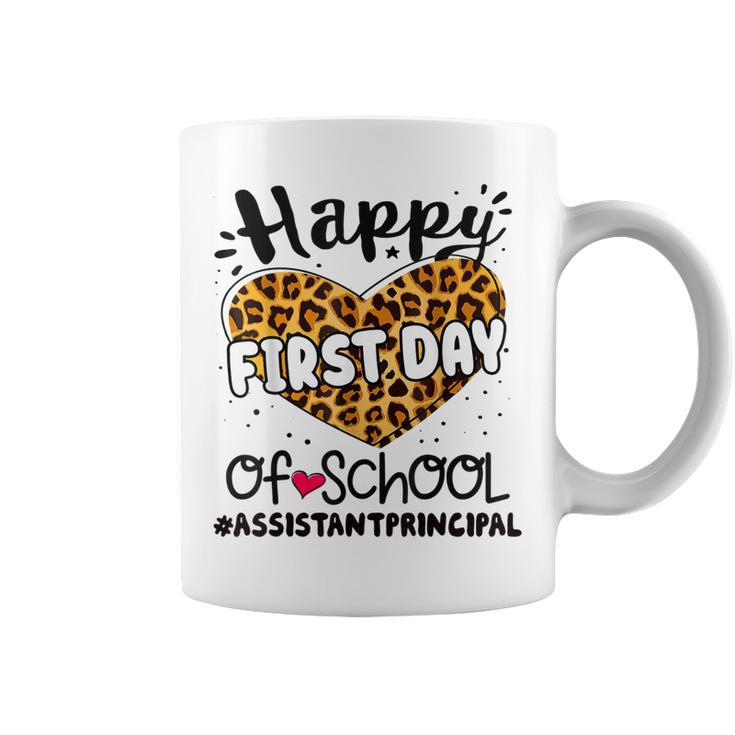 Happy First Day Of School Assistant Principal Back 100 Days  Coffee Mug