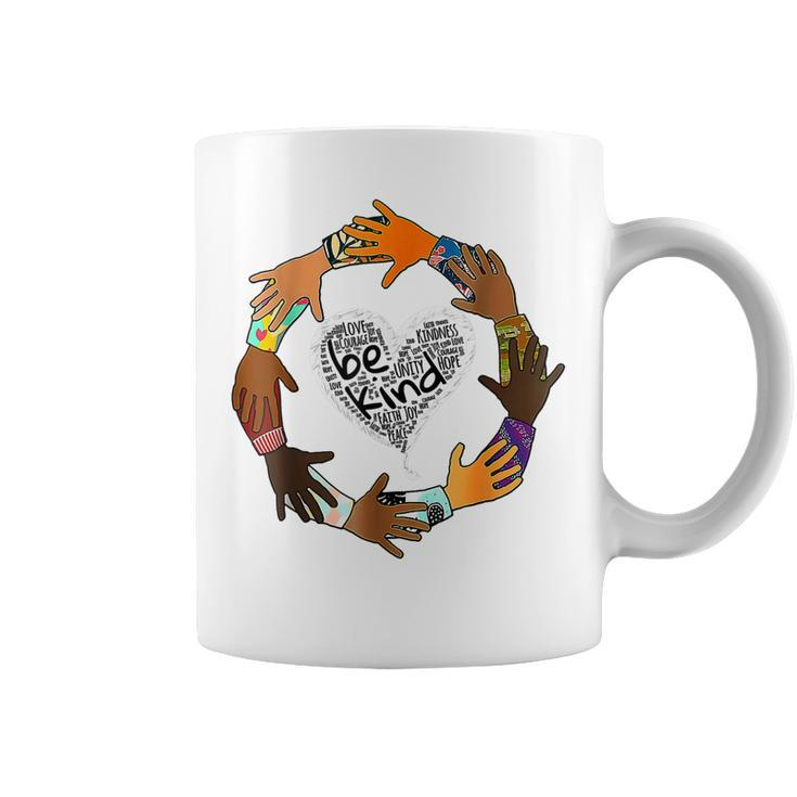 Heart Be Kind Anti Bullying Orange Unity Day 2022  Coffee Mug