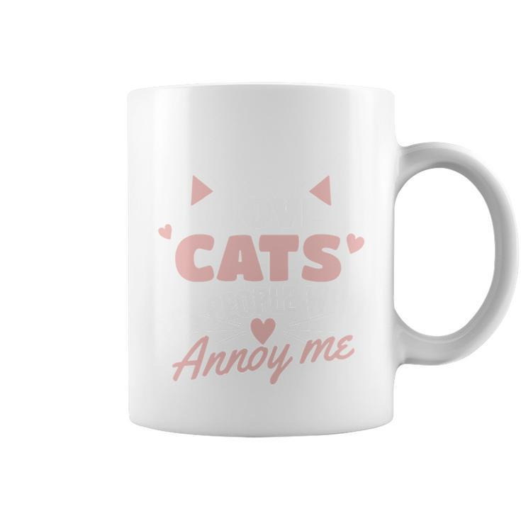 I Love Cats It Is People Who Annoy Me Animals Cute Cat Coffee Mug