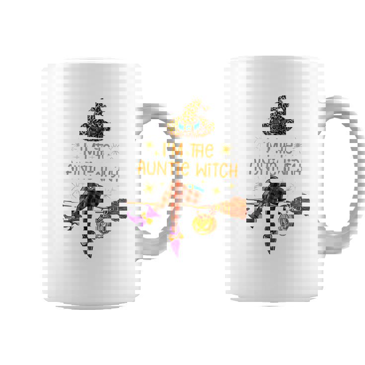 Im The Auntie Witch Spooky Auntie Witchy Halloween  Coffee Mug