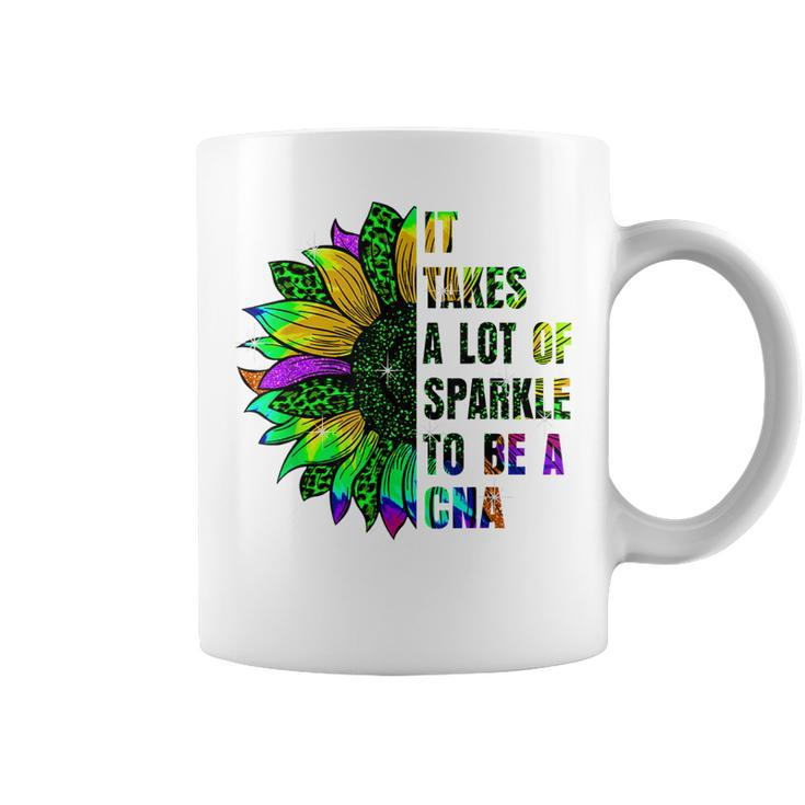 It Takes Lots Of Sparkle To Be Cna Nursing Cna Nurse  Coffee Mug