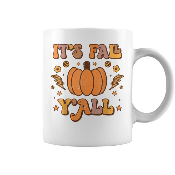 Its Fall Yall Pumpkin Spice Autumn Season Thanksgiving  Coffee Mug