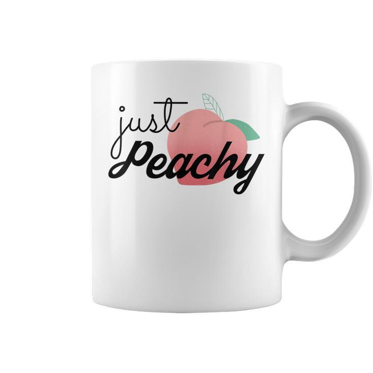 Just Peachy Womens Summer Vacation Girls Trip Besties Gifts  Coffee Mug
