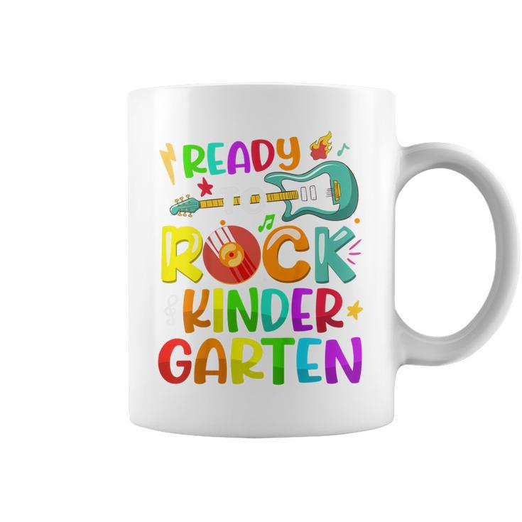 Kids Ready To Rock Kindergarten First Day Of 5Th Grade Boys Girls  Coffee Mug