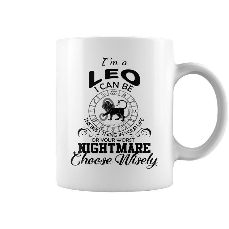 Leo Zodiac Sign Funny Horoscope Lion Birthday Party Costume  Coffee Mug